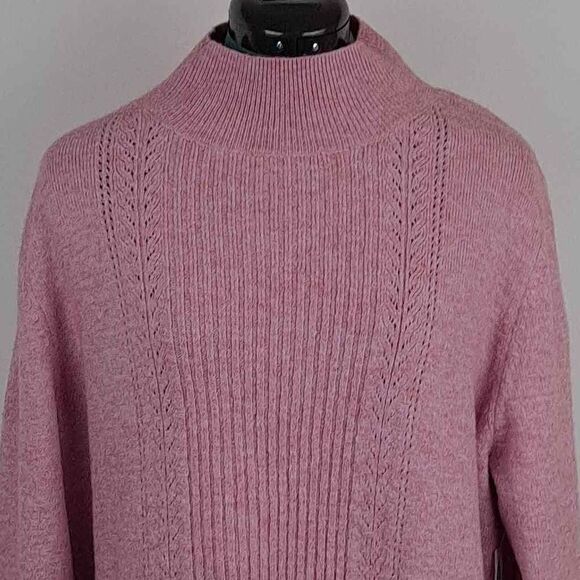 Ladies mock neck pullover sweater NWT - Picture 2 of 7